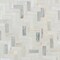 Msi Angora Herringbone SAMPLE Polished Marble Mesh-Mounted Mosaic Tile ZOR-MD-0199-SAM - alternate 3